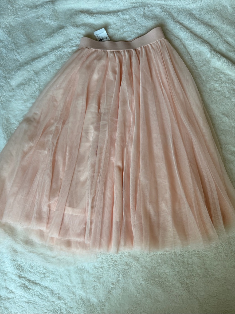 Charlotte Russe Blush Pink Tulle Circle Skirt
